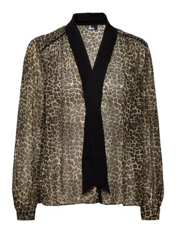 Top Bluse Langærmet Multi/mønstret The Kooples