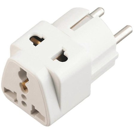 Europeisk Pluggadapter 10-16a Reisepluggadapter 250v Veggpluggforlenger EU-plugg