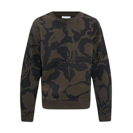 Dries Van Noten Sweatshirt with floral motif Grøn, Herre Sweatshirts