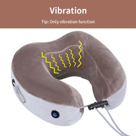 Kannettava U-muotoinen sähköinen niskatyyny, monitoiminen käsivarsi, ulkoilu, koti, auto, rentouttava niskahierontatyyny