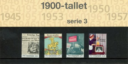 Danmark 2000 - 1900-tallet serie 3 - AFA souvenirmappe 38