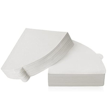 V60 filter, kjeglekaffe filter, kaffefilter 2 kjeglepapir, 2-4 kopper, 200 stk, naturlig papir kaff