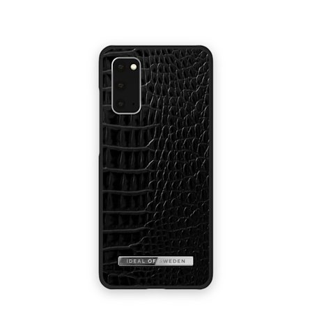 Atelier Case Galaxy S20 Neo Noir Croco Silver