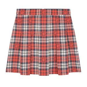 Kids - Gucci Pleated jacquard knit skirt - Skirts - 6 years - Red