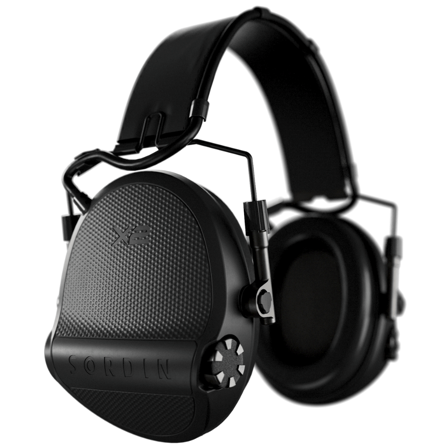 Sordin X2 Black Headband Leather Memory Foam