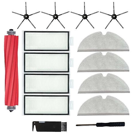 Ersättningsdelar för robotdammsugare Q7 Max, Q7 Max+, Q7 Plus, T8 - Huvudsidoborste, HEPA-filter, M