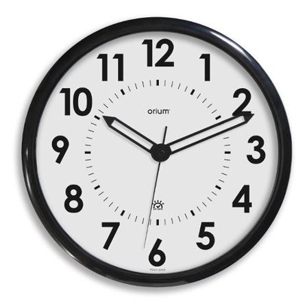 CEP Väggur radiokontroll. ø36 svart - Lyreco - Kontorsmöbler och inredning - Väggur - Väggur