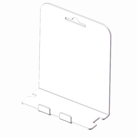 Anti-dug brusebadspejl med skraberholder UDEN boring Aftageligt dugfrit brusebadspejl til barbering Badeværelsesbrusebadspejl