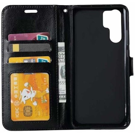 Huawei P30 Pro lompakkokotelo PU-nahkaa, 4 osastoa