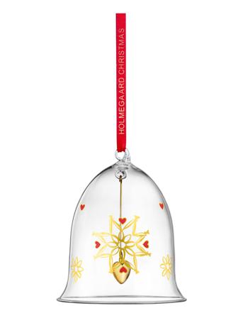 Ann-Sofi Romme Årets Juleklokke 2021 Home Decoration Christmas Decoration Christmas Baubles & Tree Accessories Multi/mønstret Holmegaard