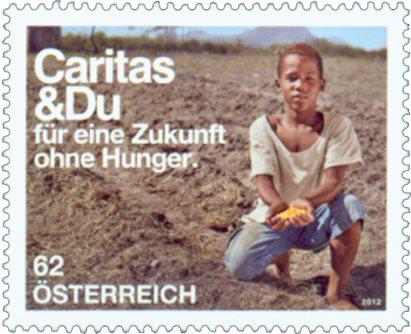 Østrig 2012 - Caritas - Postfrisk frimærke