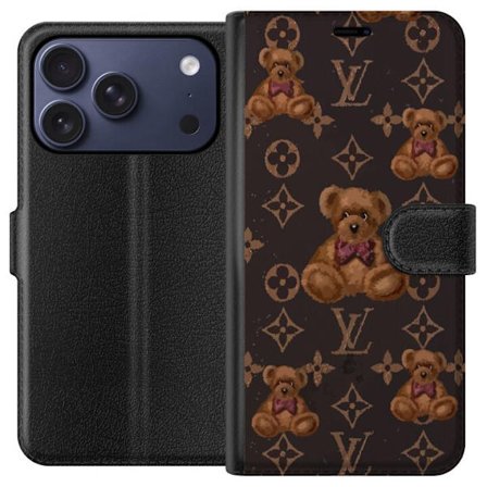 Kompatibel Tegnebogsetui til Apple iPhone 17 Pro Bjørne med mønster luksuriøst logo mode stil