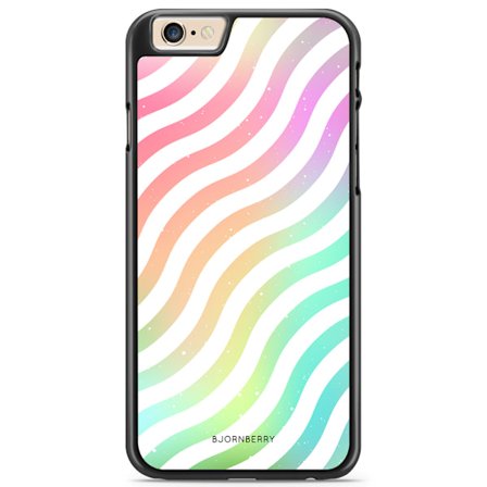 Bjornberry Skal iPhone 6 Plus/6s Plus - Vågig Regnbåge