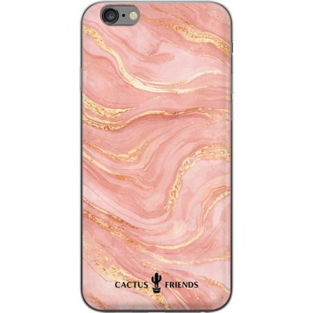 Yhteensopiva Puhelinkuori Apple Apple iPhone 6 Plus Cactus and Friends – RoseGoldFlow