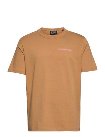 Regular-Fit T-Shirt In Organic Cotton Brown Scotch & Soda