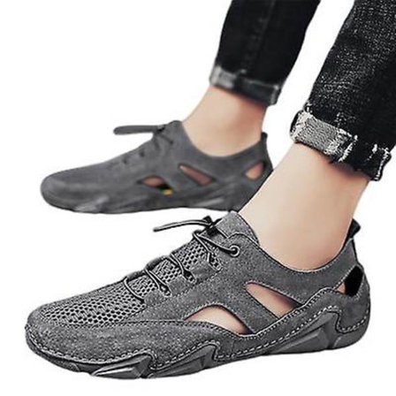 Herrskor Andningsbara Sandaler med Tåhätta Casual Stil