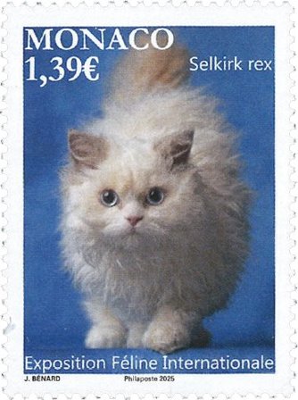 Monaco - Katteudstilling 2025 - Postfrisk frimærke