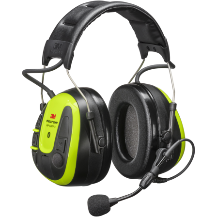 3M Peltor WS Alert X Hörselskydd Bluetooth & mobilapplikation, hjässbygel, Personligt skydd