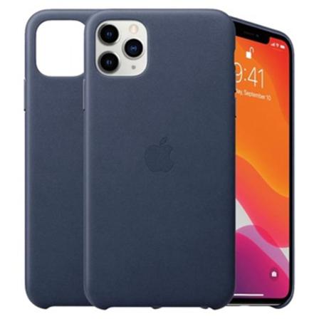 Iphone 11 Pro Max Apple Läderskal Mx0g2zm/a - Midnattsblå Blå