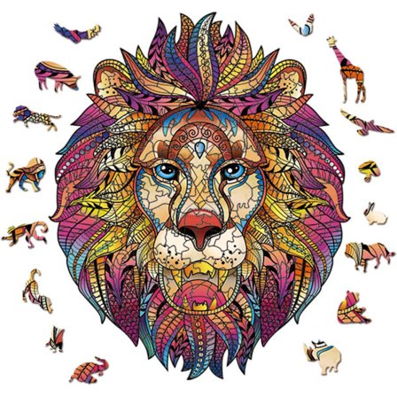 Træpuslespil, træpuslespil til voksne og børn, anim