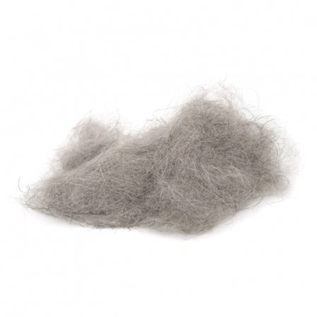 Snowshoe Rabbit Foot Dubbing - Muskrat Gray