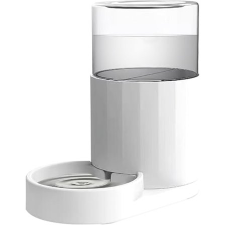 Automatisk vanddispenser til kæledyr, tyngdekraftsvanddispenser, 100 % BPA-fri, stor kapacitet vandautomat til katte og små og mellemstore hunde (3L, 