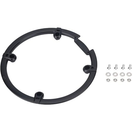 Ketjusuoja polkupyörään, musta muovi, keskiösuojus