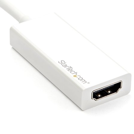 StarTech USB-C to HDMI Adapter - White - 4K 60Hz - video adapter - HDMI / USB - 15 cm
