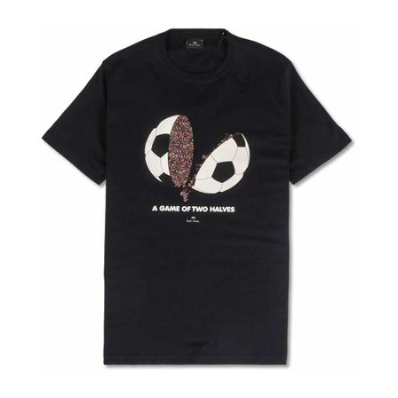 PS By Paul Smith SS Reg Fit T-Shirt 2Hal Sort, Herre T-shirts