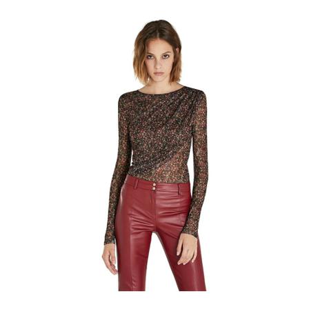 Patrizia Pepe, Blouses Zwart, Dames, Maat:L