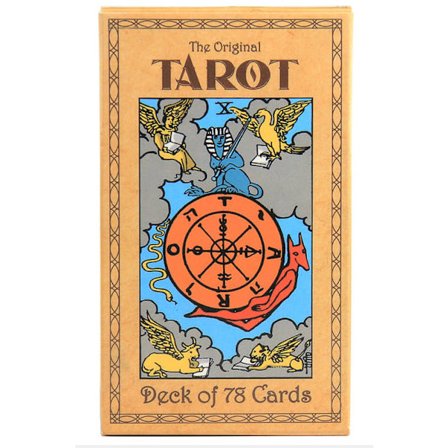 Tarotkortstokk for nybegynnere, spådomsspillkort for tarotnybegynnere og eksperter... (brun)