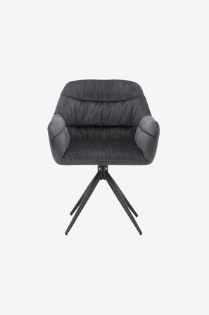 Loft24 - Spisestol Tokyo, 2 stk. - Svart - Armstoler - Fra Homeroom