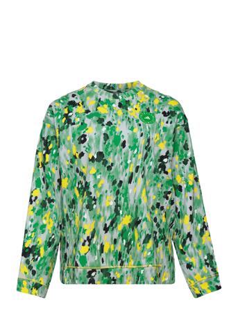 Asmc Floral Print Sweatshirt - Plus Sweat-shirt Genser Multi/mønstret Adidas By Stella McCartney