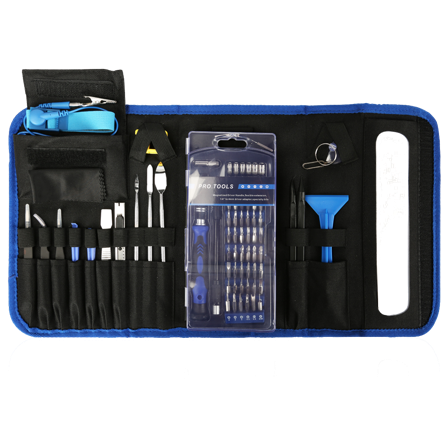 Deltaco IMP VK-58 - reparasjonsverktøysett for mobiltelefon - 85 deler