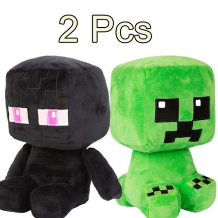 Minecraft Lelut Peli Pehmolelu CREEPER+Enderman 25cm