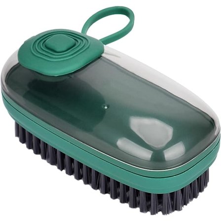 Klesflekkbørste med myke børster Fjerner flekker på alle stoffer Enkel å holde skrubbebørste, egnet for skobørste, vaskeri børste, benkeplater, 