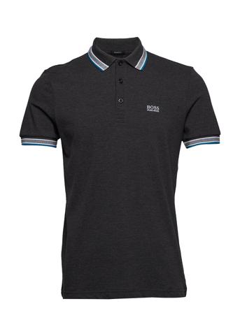 Paddy Polos Short-sleeved Sort BOSS