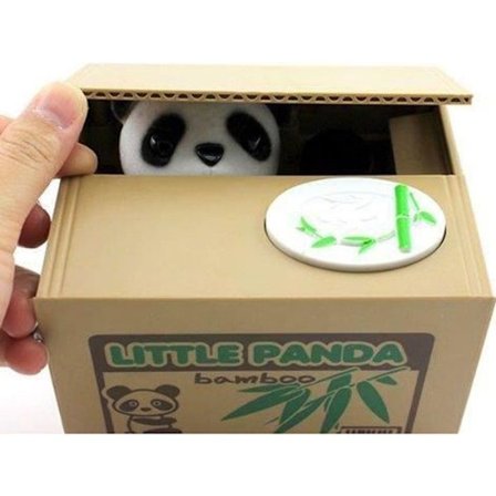 Panda Spargris - För Barn - 15 x 12,5 x 12,6 cm