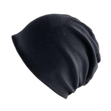 Unisex Mössa, Slouchy Mössa, Tunn Och Mjuk Hatt, Lämplig För Tonåringar Och Vuxna, Alla Säsonger, Svart
