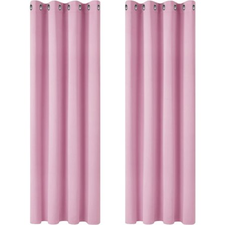 46 x 54 tum rosa 2 paneler mörkläggningsgardiner Sovrum Super Soft T
