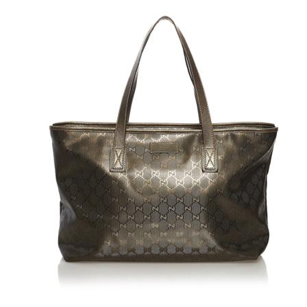 Gucci Vintage, PRe-owned Tote Bag Bruin, Dames, Maat:ONE Size
