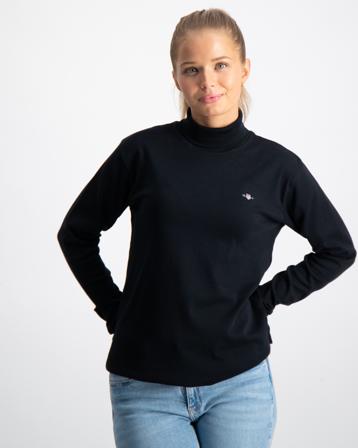GANT SHIELD LS TURTLE NECK Schwarz T-Shirts Mädchen - Kidsbrandstore