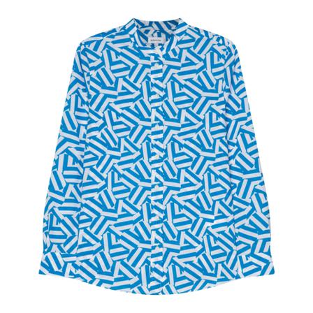 Seidensticker Stand-Up Blouse Slim fit , Blauw , Dames , Maat: M
