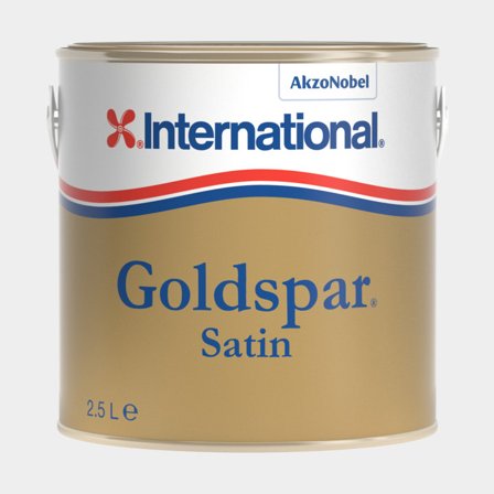 Vernis / blanke lak International Goldspar Satin, 5 liter