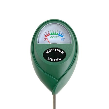 Jordfuktighetsmätare, växtvattenmätare, fuktighetsmätare för krukväxter, jordtestkit, (total längd: 26,2 cm)