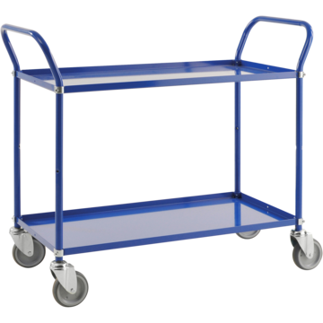 Lätt Hyllvagn 2 Plan Obromsad