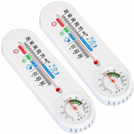 Växthus termometer - Väggmonterad termometer med hög noggrannhet för inomhusbruk, väggmonterad växthustemperaturmätare för trädgård uteplats växthus