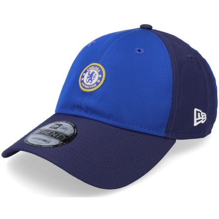 New Era - Football Blå unconstructed Keps - Chelsea Colour Block 9TWENTY Cab Blue Dad Cap @ Hatstore