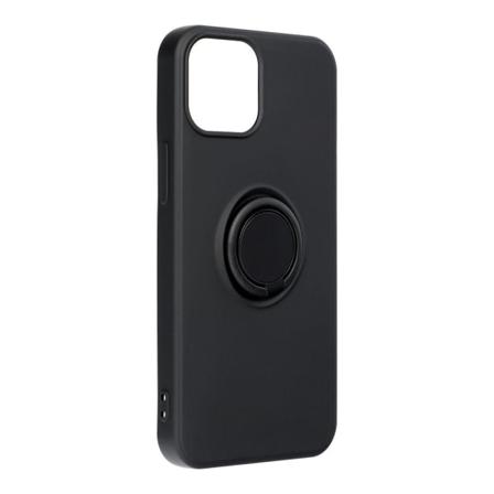 Iphone 14 Plus Skal Forcell Silikon Ring Mjukplast Svart