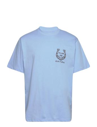 Baine Emblem Tee T-shirts Short-sleeved Blå Woodbird